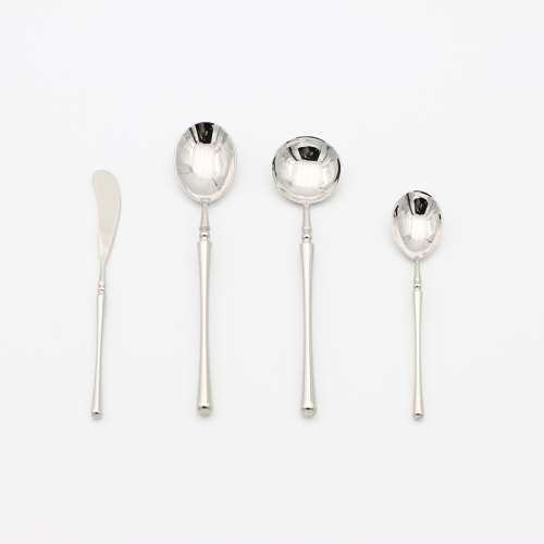 Waist Shaped Mirror Polish Cutlery Spoons And Knife