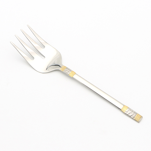 Mirror Polished Stainless Steel Service Fork Dishwasher Safe