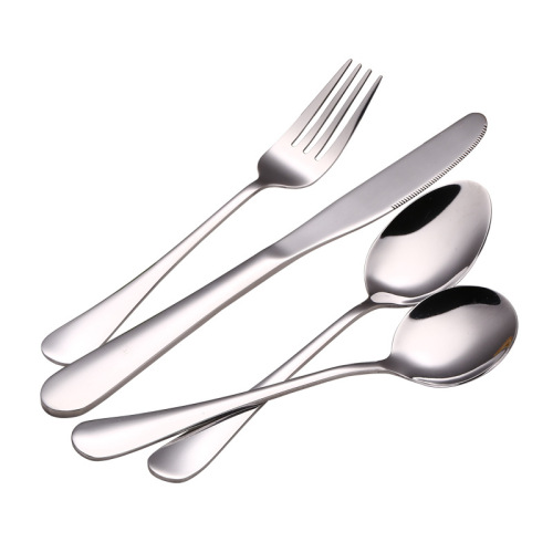 Luxury Flatware Royal 18/10 Stainless Steel Tableware Sets For Camping Travel