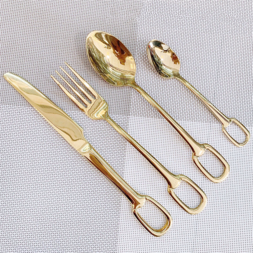 Gold Silverware Set Stainless Steel Flatware Set Mirror Polished Dishwasher Safe
