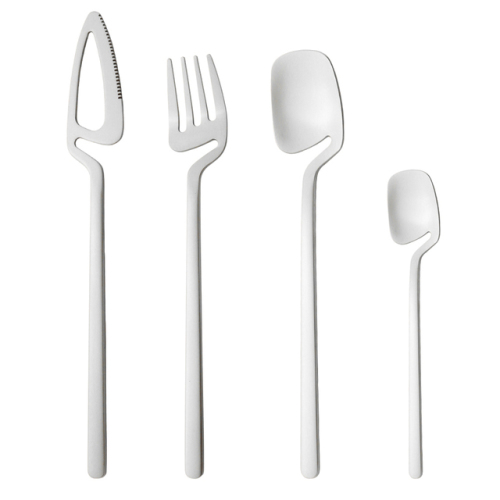Cutlery Set Knife Fork Tea Spoon Dinner Tableware Set 18/10 Stainless Steel Dinnerware Set Bar Party Silverware Set