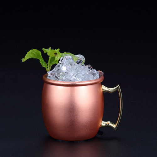 60ML Mini Copper Plated Matte Drum Cup Moscow Mule Mugs
