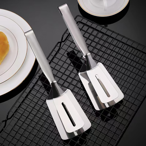 Kitchen BBQ Bread Utensil Barbecue Tong Fried Steak Shovel Meat Clamp