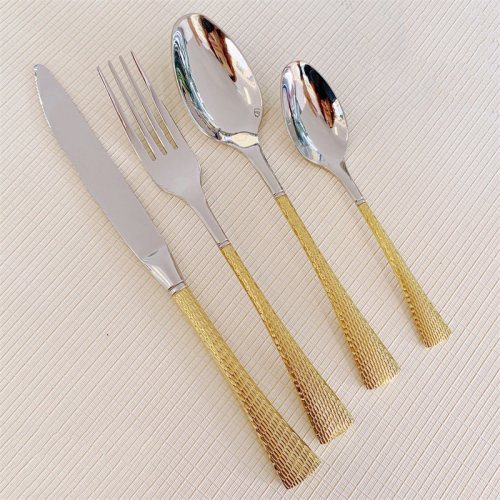 Silverware Flatware Set Stainless Steel Cutlery Eating Utensils Includes Forks Spoons Knives