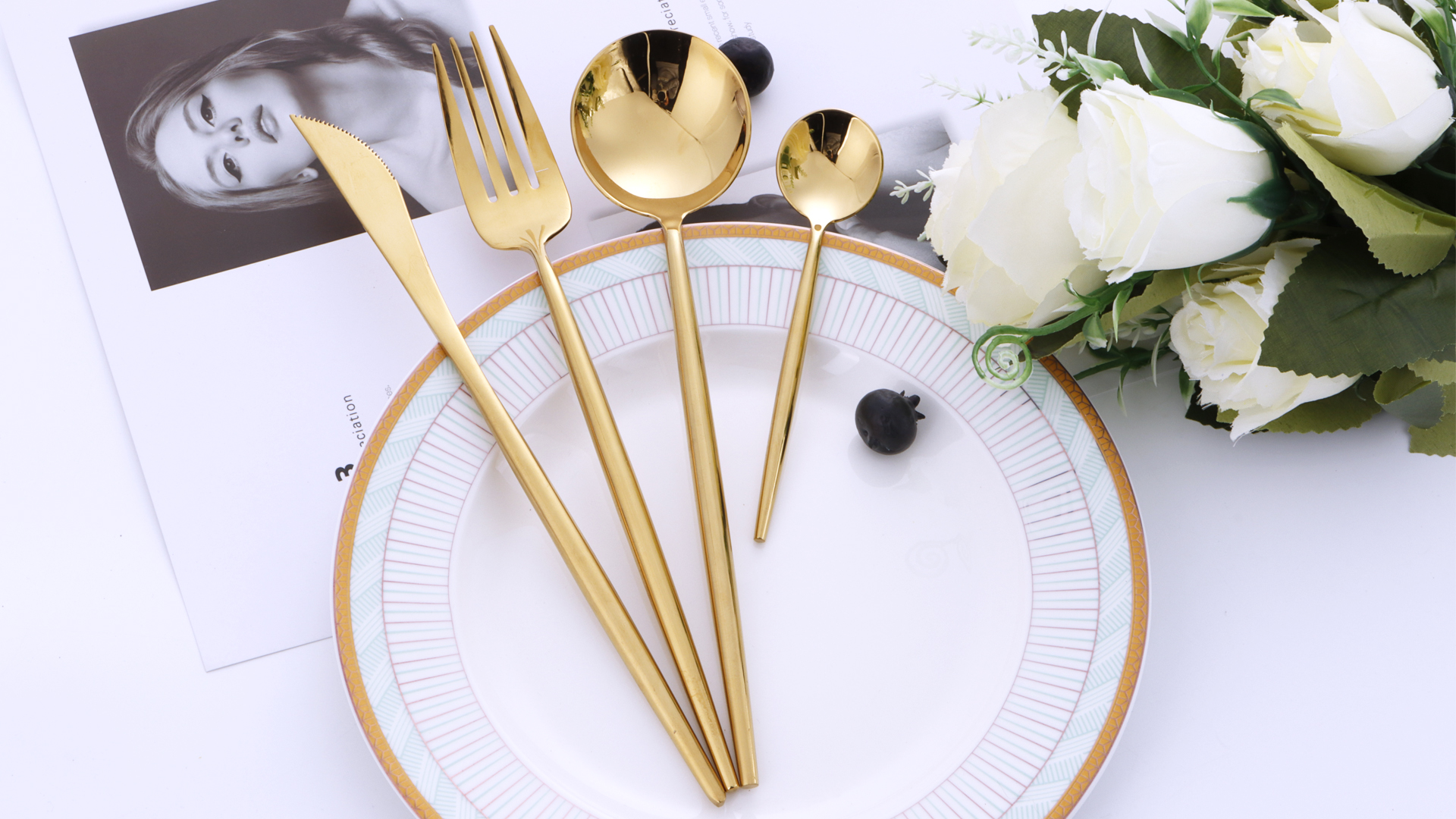 How to choose the best golden tableware?