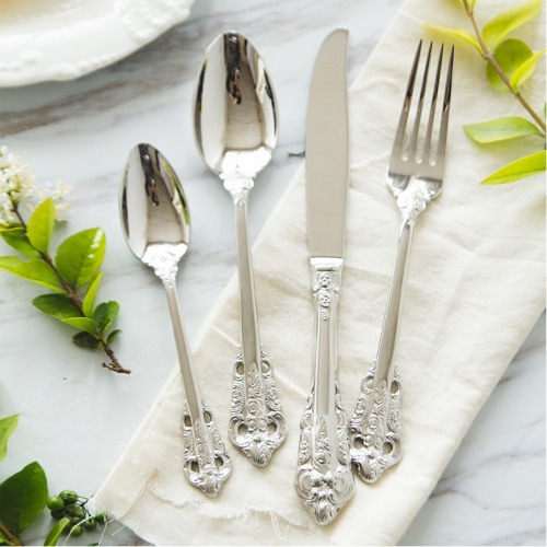 IFS995S Stainless steel silver cutlery set