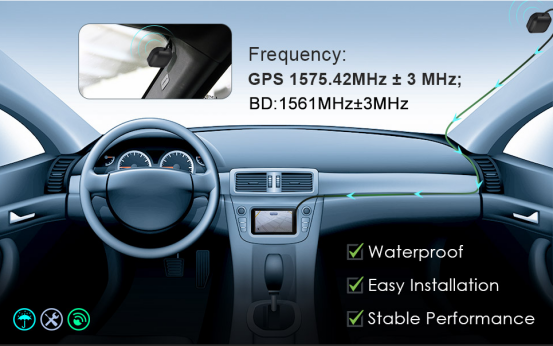 Водонепроницаемая автомобильная навигационная антенна BD GPS
