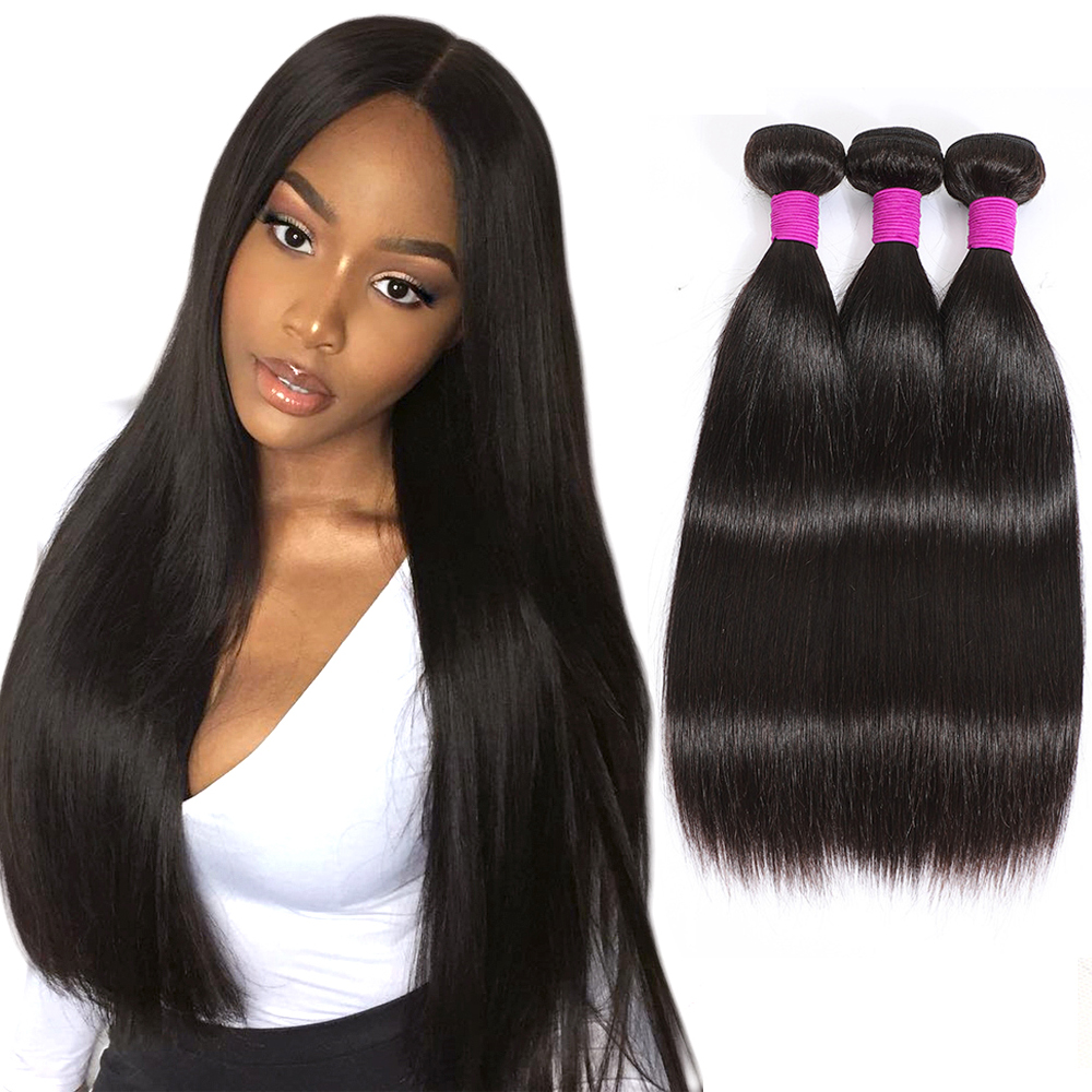 Human hair outlet extensions double weft