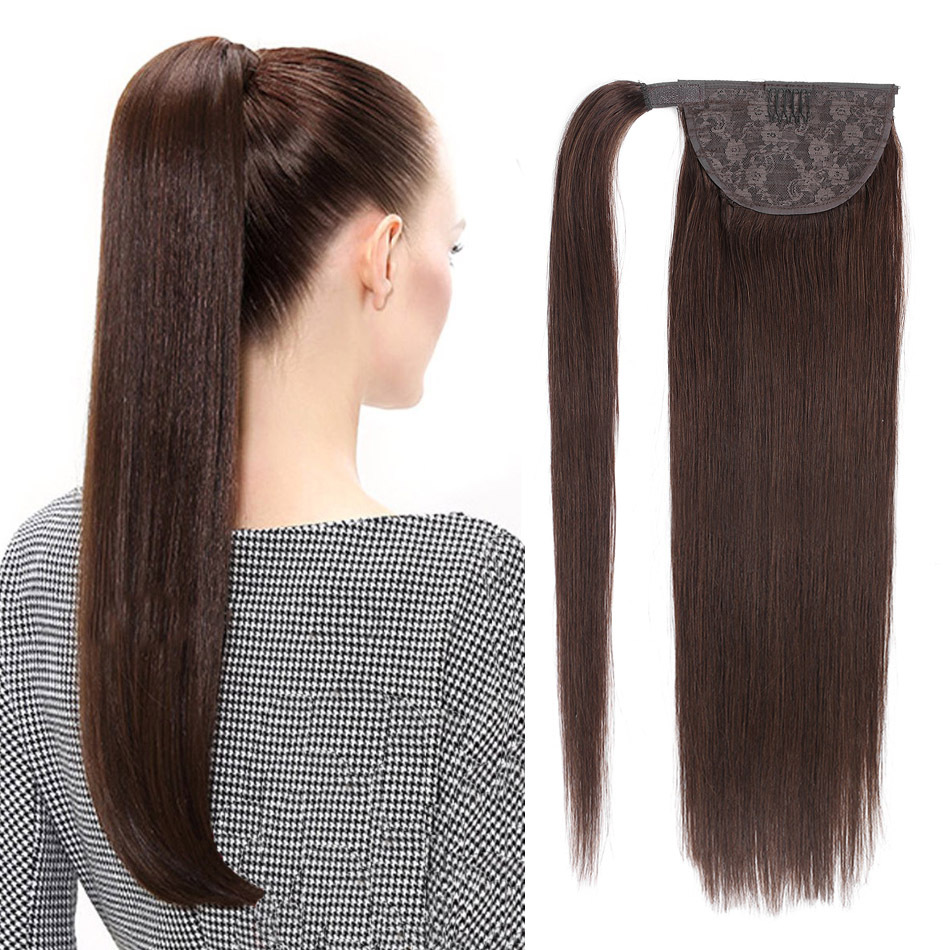 Human hair hotsell velcro ponytail