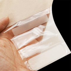 One piece Drainable 44mm 57mm 70mm Colostomy Bag with Velcro Closure