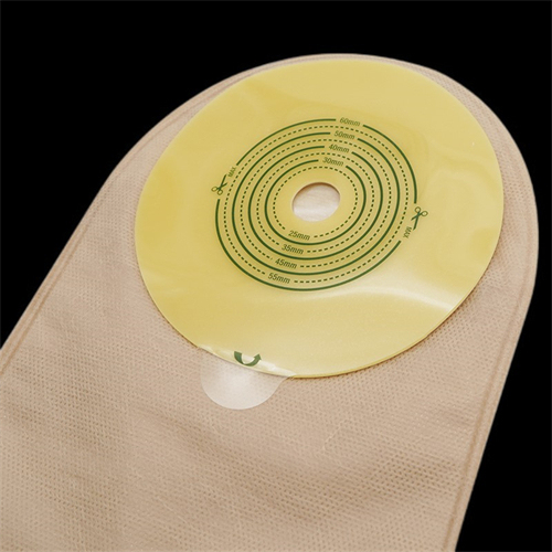 One piece Drainable 44mm 57mm 70mm Colostomy Bag with Velcro Closure