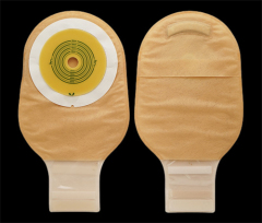 One piece Drainable 44mm 57mm 70mm Colostomy Bag with Velcro Closure