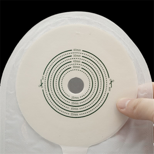 One Piece PE Foamed Barrier Non Drainable Closed Stoma Ostomy Pouches Bag