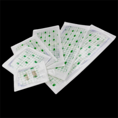 Sterile PU Film Adhesive Wound Dressing 10x10 for Wound Drainage