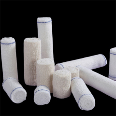 Cotton Spandex Crepe Elastic Rolled Bandage