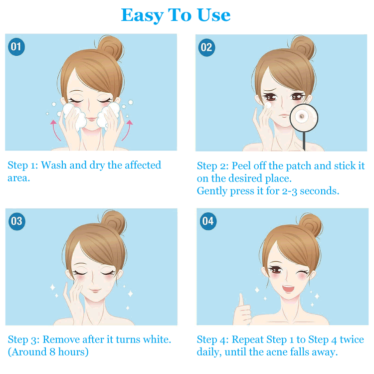 Invisible Clear Acne Pimple Patch 12 Dots