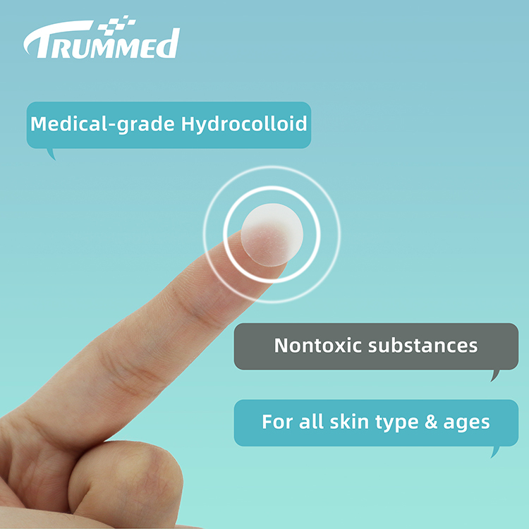 Invisible Large Hydrocolloid Acne Patch for Chin