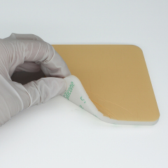 Non-Bordered Silicone Foam Wound Dressing