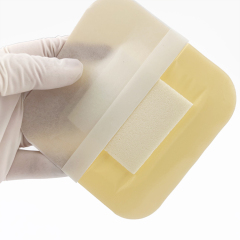 Adhesive Bordered Polyurethane Foam Wound Dressing