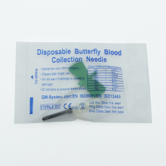 Butterfly blood collection needle