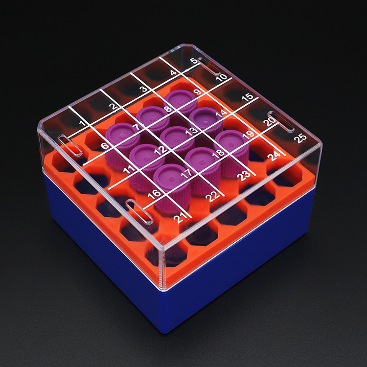 Cryovial storage box