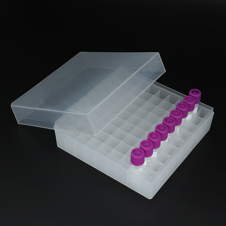 Cryovial storage box