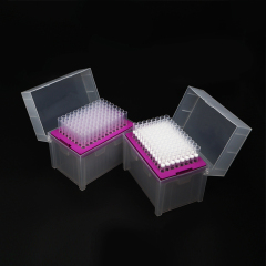 Empty rack for pipette tips
