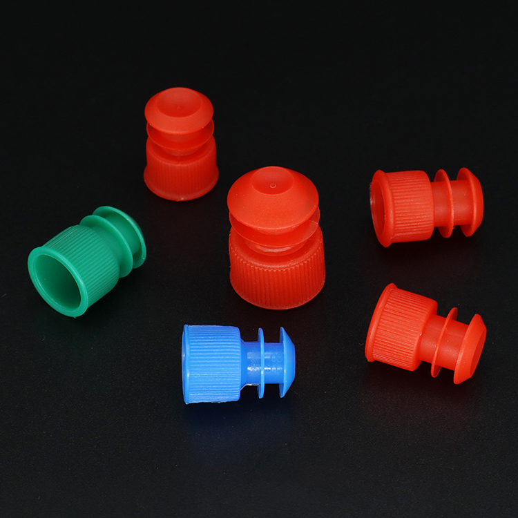 Flanged plug caps