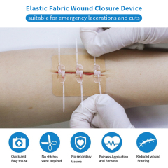 Elastic Fabric Emergency Wound Closure Device