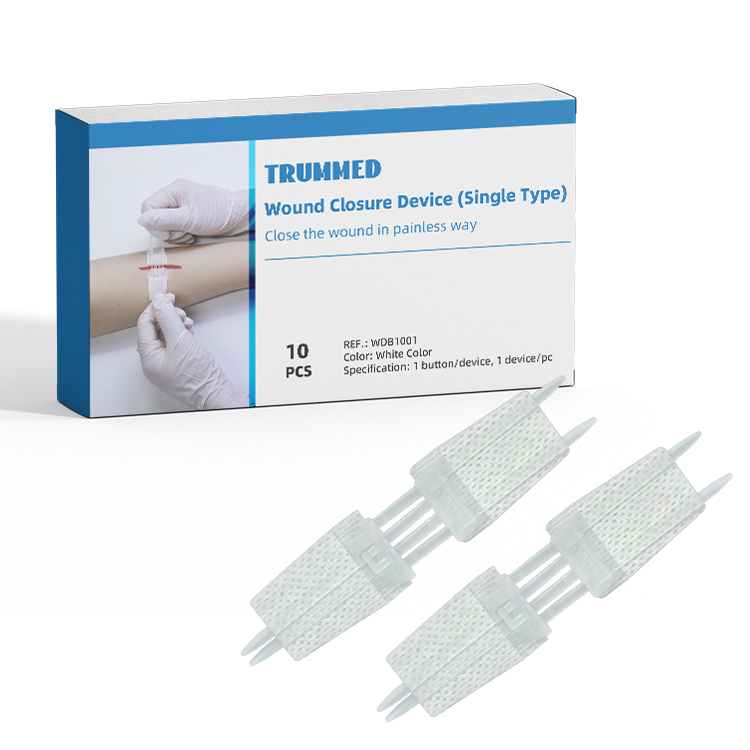 Non-Woven Wound Closure Device Single Type (White Color)