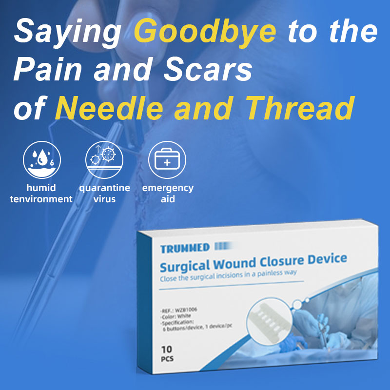 Saying Goodbye to the Pain and Scars by suturing -Wound Closure Device
