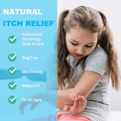 Trummed Natural Hydrocolloid Bug Bite Itch Relief Patches For Fast Reduce Swelling & Itching