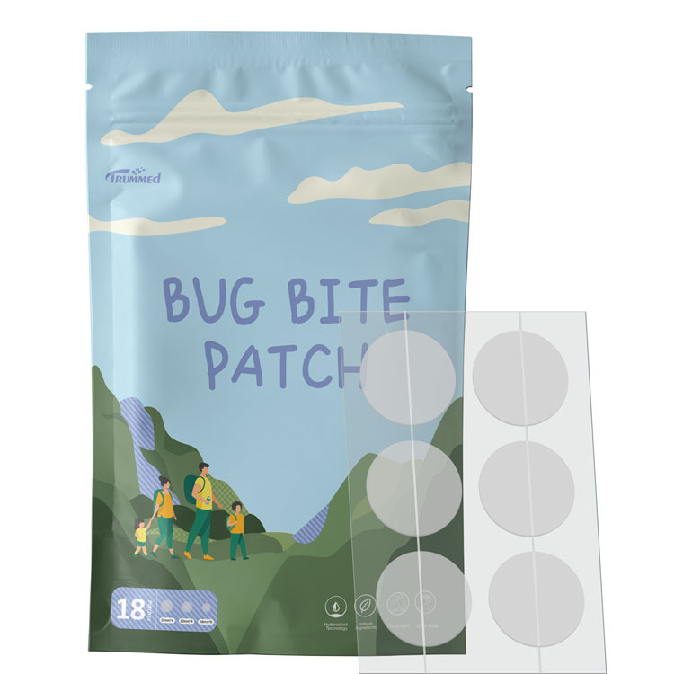 Trummed Natural Hydrocolloid Bug Bite Itch Relief Patches For Fast Reduce Swelling & Itching