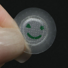 Dissolving Smile Face Shaped Micropoint Blemish Patches