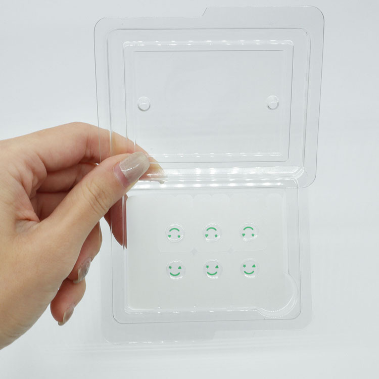 Dissolving Smile Face Shaped Micropoint Blemish Patches