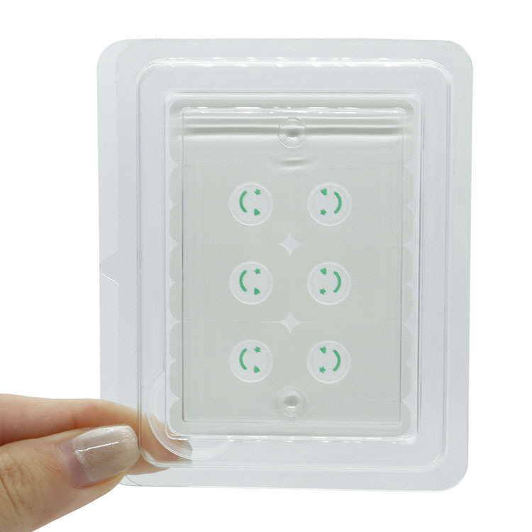 Dissolving Smile Face Shaped Micropoint Blemish Patches