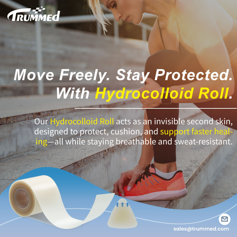 Move Freely. Stay Protected. With Hydrocolloid Roll.