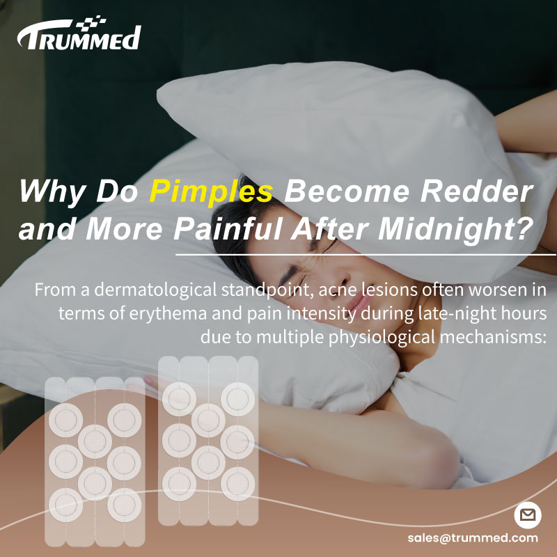 Why Do Pimples Become Redder and More Painful After Midnight?