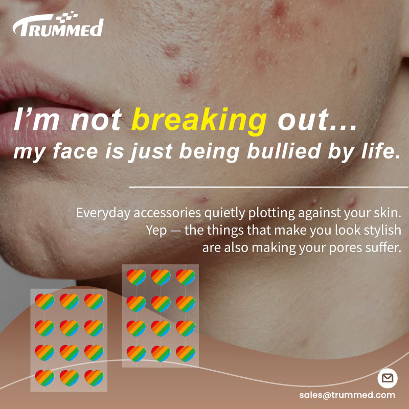 I’m not breaking out… my face is just being bullied by life.