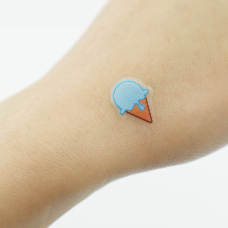 Printed Pimple Patch with Ice Cream Icons