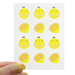 Lovely Lemon Shaped Pimple Sticker