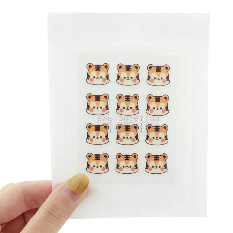 Cute Tiger Shaped Pimple Sticker