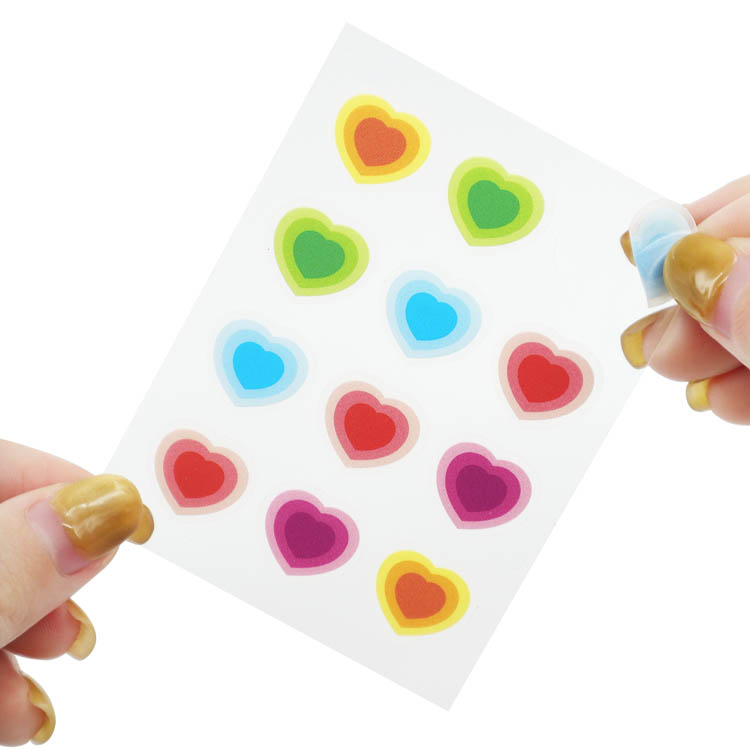 Coloful Heart Shaped Blemish Patch