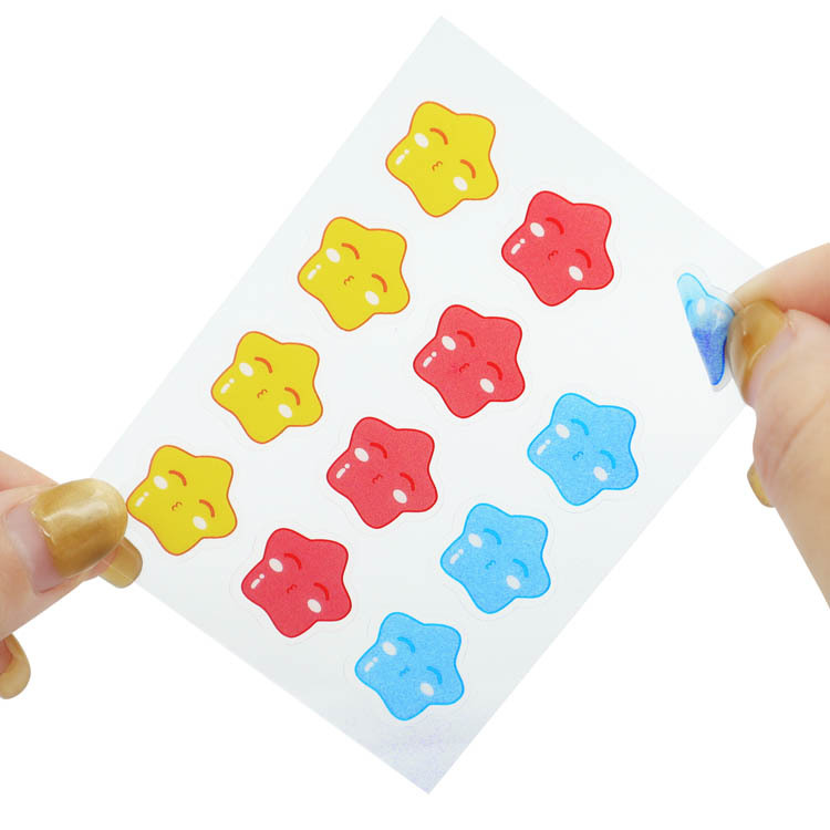 Smily Star Shaped Pimple Sticker