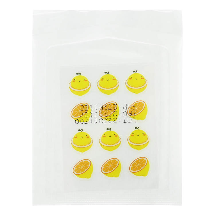 Lovely Lemon Shaped Pimple Sticker