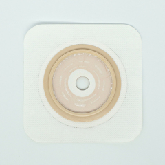 Anti-Curling Two-Piece Embedded Hydrocolloid Skin Barrier with Non-woven Bordered 45mm 50mm 60mm 70mm