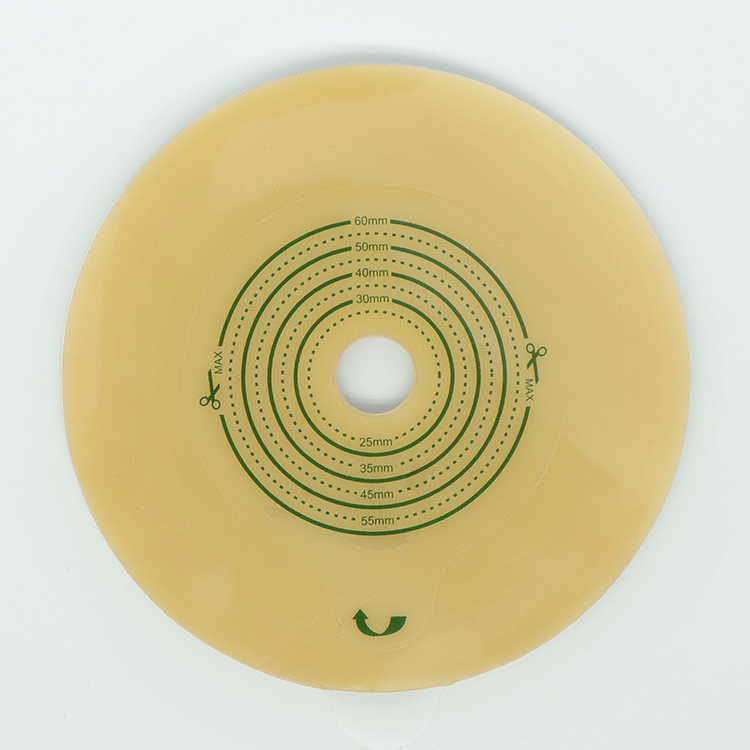 Hypoallergenic Two-Piece Embedded Hydrocolloid Skin Barrier 45mm 50mm 60mm 70mm