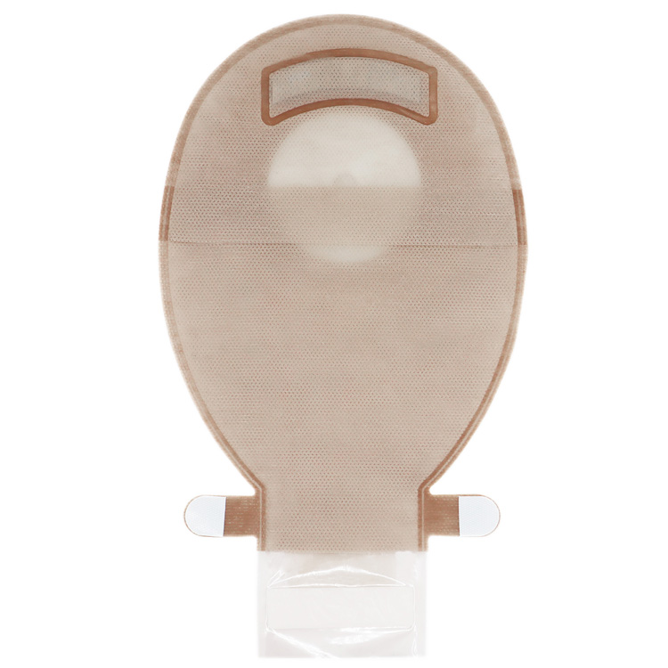 Two Piece Drainable Ostomy Pouch with New Velcro Closure 45mm 50mm 60mm 70mm