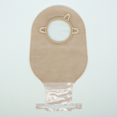 Two Piece Ileostomy Drainage Pouch with Aluminum Strip Closure 45mm 50mm 60mm 70mm