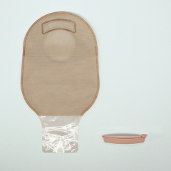 Two Piece Ileostomy Drainage Pouch with Clamp Closure 45mm 50mm 60mm 70mm
